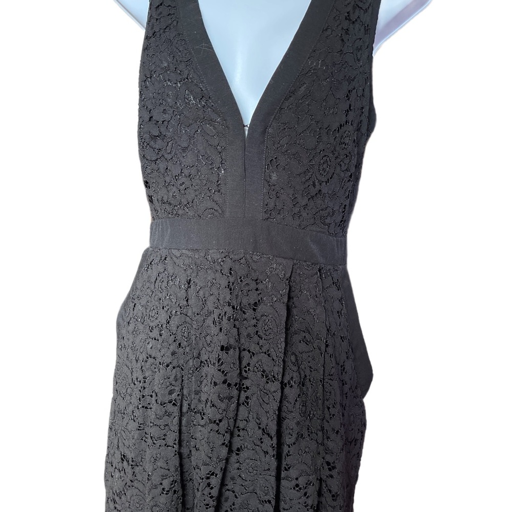 Free People Elegant Black Lace Dress - Picture 2 of 4